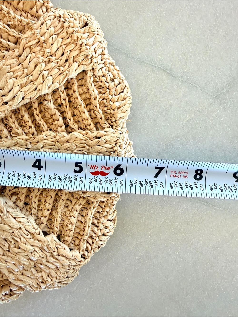 Mar Y Sol Zoe Crocheted Raffia Crossbody Bag - Natural - Picture 12 of 13